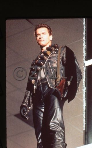 Arnold Schwarzenegger Terminator 35mm Slide Transparency Photo Negative 386