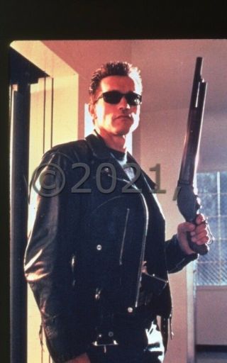 Arnold Schwarzenegger Terminator 35mm Slide Transparency Photo Negative 398