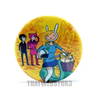 Adventure Time With Fionna And Cake 6 Matt Robot 1.  25 " Button