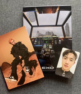 Exo Don’t Fight The Feeling Album Photo Book Ver.  1 - Kai Postcard & Do Pc