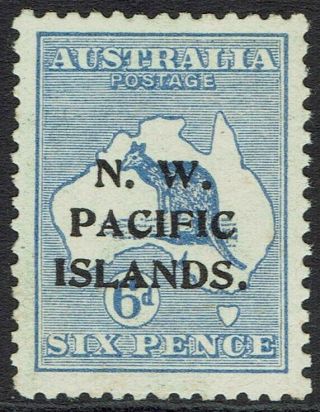 Nwpi Guinea 1915 Kangaroo 6d 1st Wmk