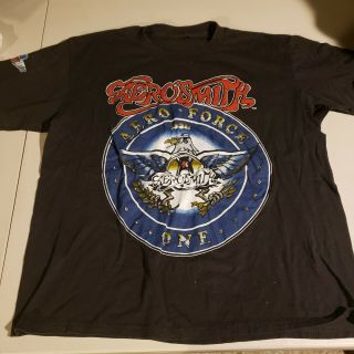 Vintage 80s Aerosmith Aero Force One Tour 87 - 88 T Shirt - Size Xl
