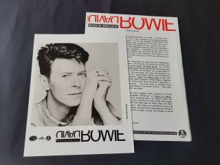 David Bowie Black Tie White Noise 1993 Us Promo Press Kit Rare