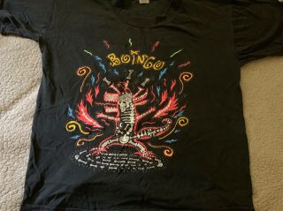 Oingo Boingo Danny Elfman 1991 Vintage Concert T - Shirt Medium