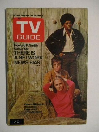 Tv Guide Feb 28 - March 6 1970 The Mod Squad Cover