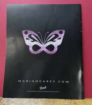 Mariah Carey Sweet Sweet Fantasy 2018 Tour Program Programme Book VGC 2