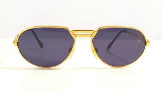 Vintage Sunglasses 1980’s Cazal Made In West Germany Model 739 Gold Plating