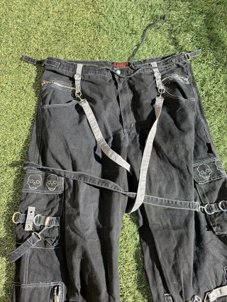 Vintage Tripp NYC Dang Goodman Cargo Pants Black Men ' s Size 2XL 2