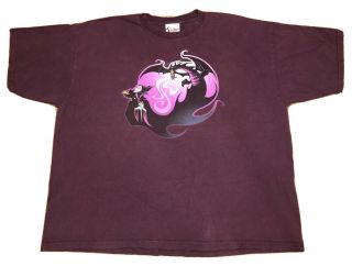 Vtg 1990s Disney Villains Maleficent & Dragon Graphic Tee Tshirt Mens Size Xxl
