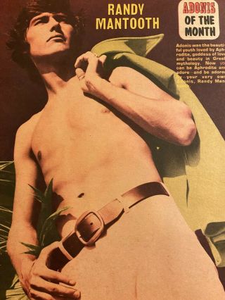Randolph Mantooth,  Randy,  Shirtless,  Full Page Vintage Clipping