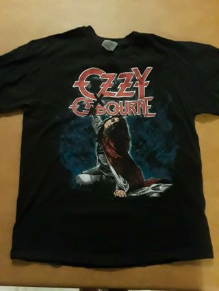 Ozzy Osbourne Blizzard Of Ozz Vintage Shirt 1991 Large