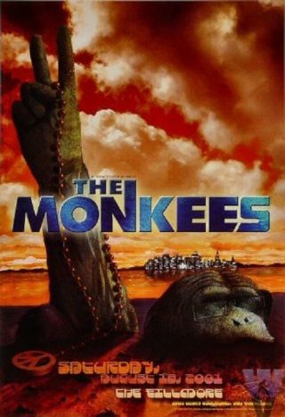 The Monkees Poster 2001 Concert