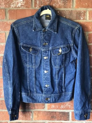 Lee Riders Vintage 70’s Denim Jacket Sanforized Patd - 153438 Union Made Small