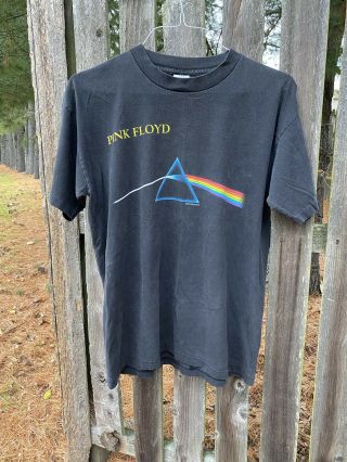 1996 Pink Floyd Large Band T - Shirt.  Dark Side Of The Moon Jsr Single Stitch