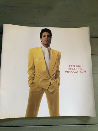Prince And The Revolution 1986 Parade Tour Souvenir Programme / Booklet