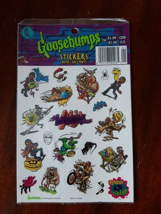 Goosebumps Stickers,  In Package