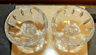 Marquis by Waterford Crystal Ball Candle Holder Pair Gemini 8” 3