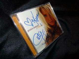 Jessica Simpson 2003 In This Skin Cd With Autographed Cd Booklet