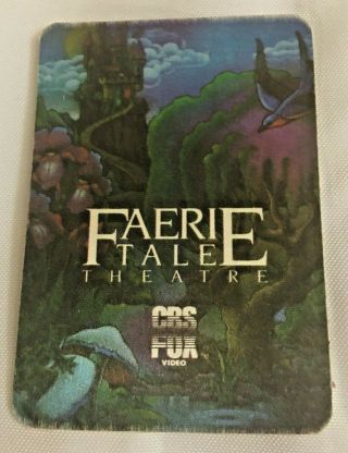 Faerie Tale Theatre Cbs Fox Video Sticker Vintage Collectible