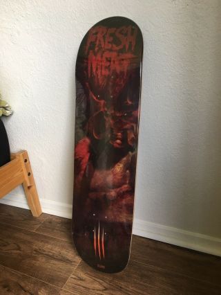 Rare Blizzard Diablo 3 “fresh Meat” Skateboard Deck