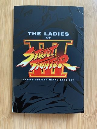 Sdcc 2019 Udon The Ladies Of Street Fighter 3 Iii Limited Edition Metal Card Set
