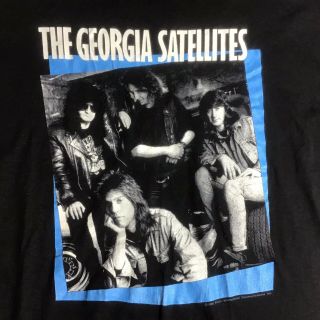 Vintage The Georgia Satellites Concert T - Shirt Open All Night 1988