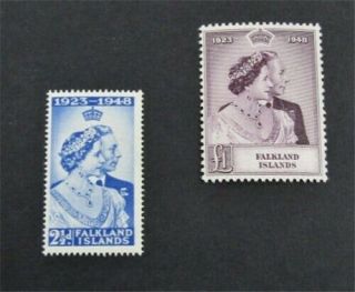 Nystamps British Falkland Islands Stamp 99.  100 Og Nh $112 A23y2096
