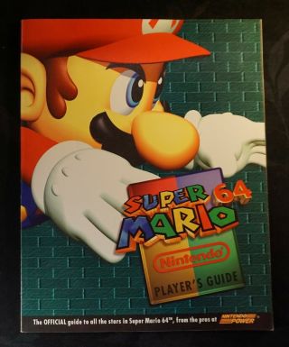Nintendo Power Mario 64 1996 Official Players Guide Strategy Book