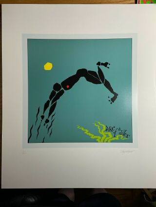 Steve Winwood " Arc Of A Diver " Album Art Print Hand Signed Artist Edition