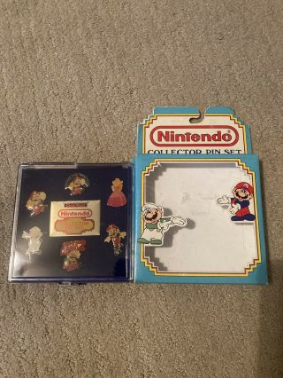 Vintage 1989 Mario Bros 2 Nintendo Collector Pin Set 6 Pins 3