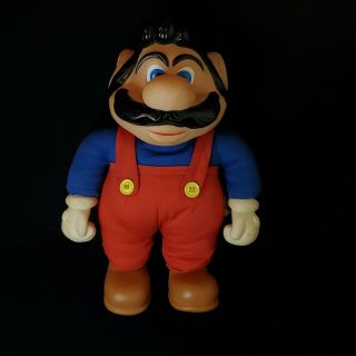 Mario Plush Doll Applause 1989 Vintage Nintendo Game Toy Smash Figure Old