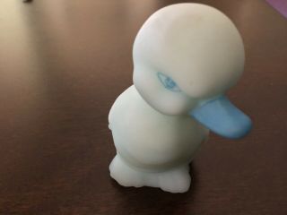 VINTAGE HAND PAINTED GLASS FENTON DUCK 2