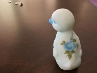 VINTAGE HAND PAINTED GLASS FENTON DUCK 3