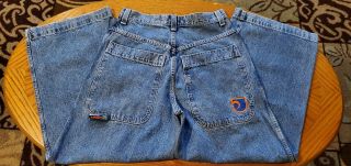 Rare Jnco Jeans Blue Denim Twin Cannon 101s