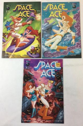 Crossgen Don Bluth Space Ace Video Game Comics 1 2 3 Full Set
