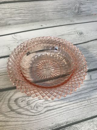 Pink Miss America Depression Glass Cereal Bowls 6 1/4 " Across Anchor Hocking E17