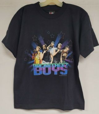 Deadstock Vintage Backstreet Boys 2001 Black & Blue Concert T Shirt Adult Medium