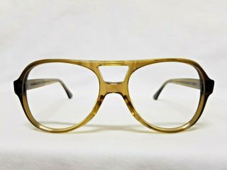 Vtg 60s Mens Aviator Glasses Titmus Z87 Frames Eyeglasses Aviator Thick Frame