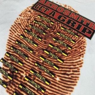 Vintage Aerosmith Get A Grip Tour Concert T - Shirt Size XXL/XXXL Single Stitch 3