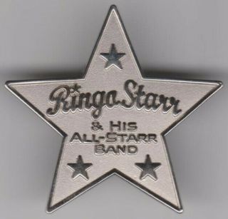 Ringo All Starr Band Promo Pin Badge Button Beatles John Lennon Paul Mccartney
