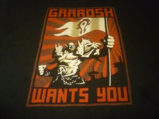 Garrosh Wants You / World Of Warcraft Shirt - Size Xl -