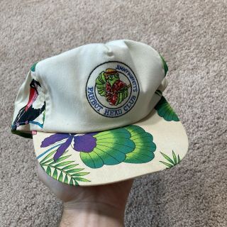 Vintage Jimmy Buffett 1990s Parrot Head Club Baseball Cap Hat Embroidered