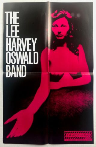 The Lee Harvey Oswald Band S/t 1989 Touch And Go Records Promo Poster Noise