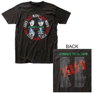 Kiss T - Shirt Dynasty Tour 1979 Authentic Vintage,  Authentic Rock T - Shirt Xl