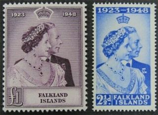 Nystamps British Falkland Islands Stamp 99,  100 Og Nh $112 L2x2562