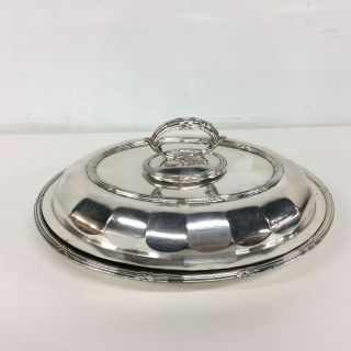 Silver Dish With Lid Hallmarks James Dixon & Sons 605