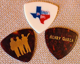 Los Lonely Boys Very Rare Early Henry Garza Guitar Pick.  Only 144 Made.