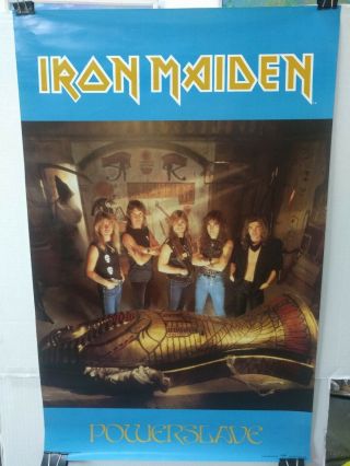 Iron Maiden Poster Powerslave Group Portrait 1984