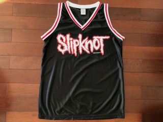 Vintage Deadstock 1999 Slipknot Jersey Tank Xl Blue Grape Rock Metal Shirt Usa