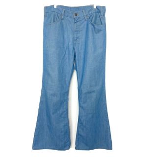 Vintage Levi’s 663 Orange Tab Bell Bottom Jeans Size 38 X 30 Talon Zipper 1970’s